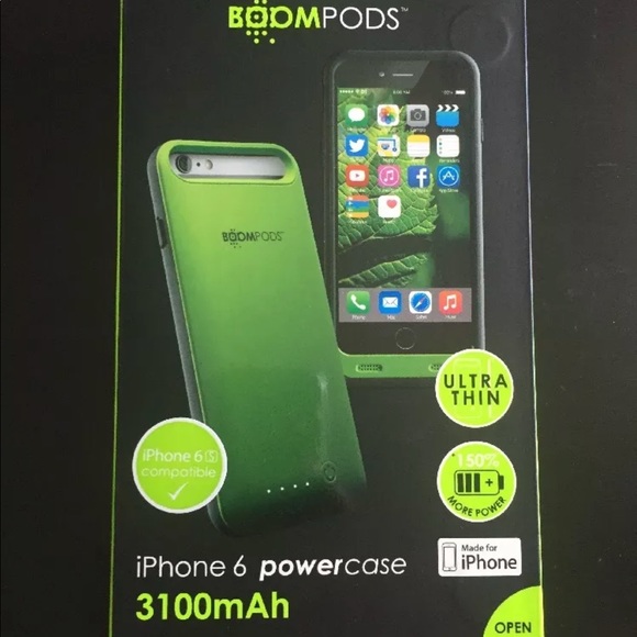 boompods Accessories - Powercase iPhone 6 , boompods New !!